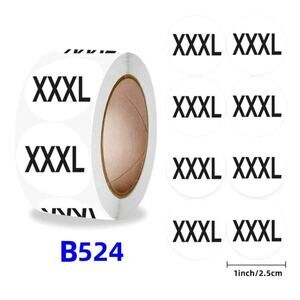 x120 "Thank you" BLACK sticker shipping supplies‎